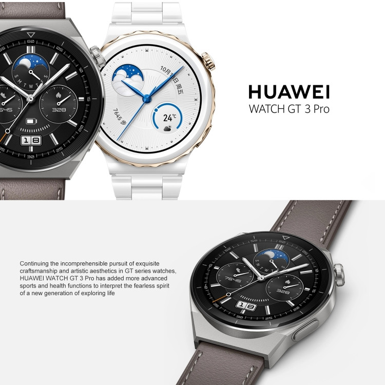 HUAWEI WATCH GT 3 Pro Ceramics Smart Watch 43mm Ceramics  Wristband